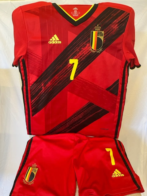 21 Belgium Home Replica Kids Soccer Kit - #7 - Kevin De Bruyne