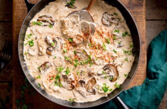 Mushroom Stroganoff [Rich, Creamy & Ready in 20 Mins!]